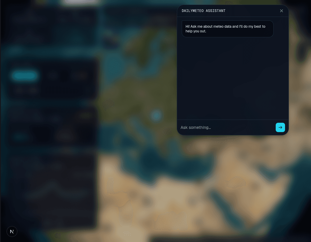 Open the AI assistant whenever you need it, right from the top of the page